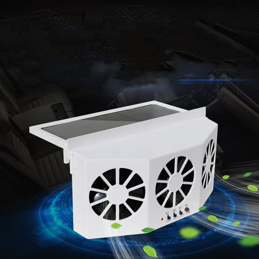 Solar Car Window Cooling Fan