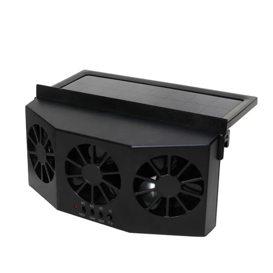 Solar Car Window Cooling Fan